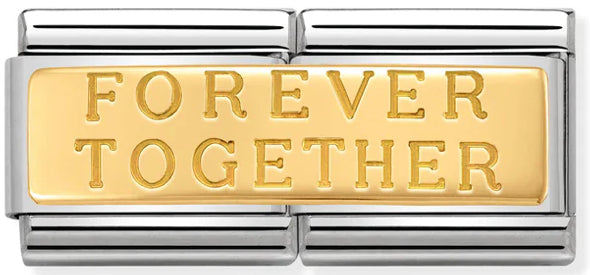 Double Link - Together Forever Gold Charm