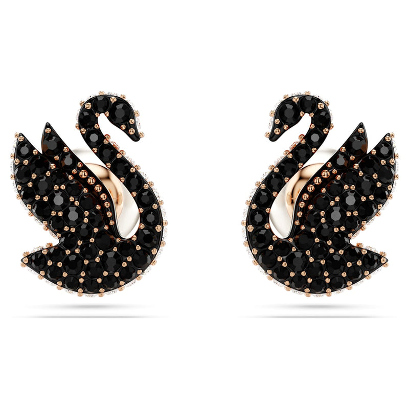 Swan on sale pierced earrings