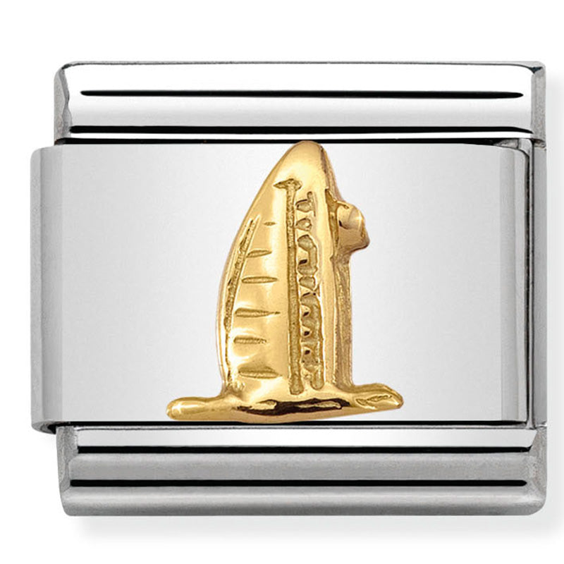 Burj Al Arab (United Arab Emirates) Gold Charm