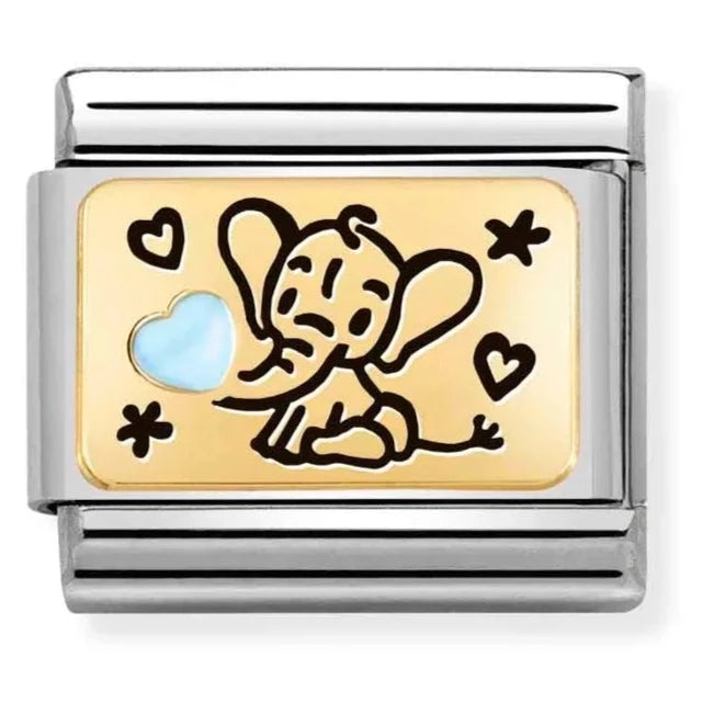 Baby - Blue Elephant Charm