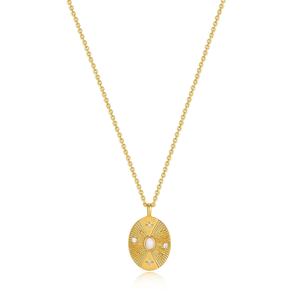 Rising Star - Scattered Stars Kyoto Opal Disc Necklace