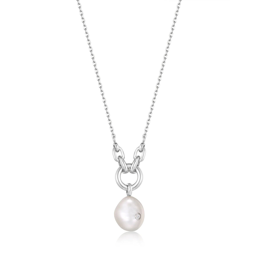 Pearl Power - Pearl Sparkle Pendant Necklace - 2 colours