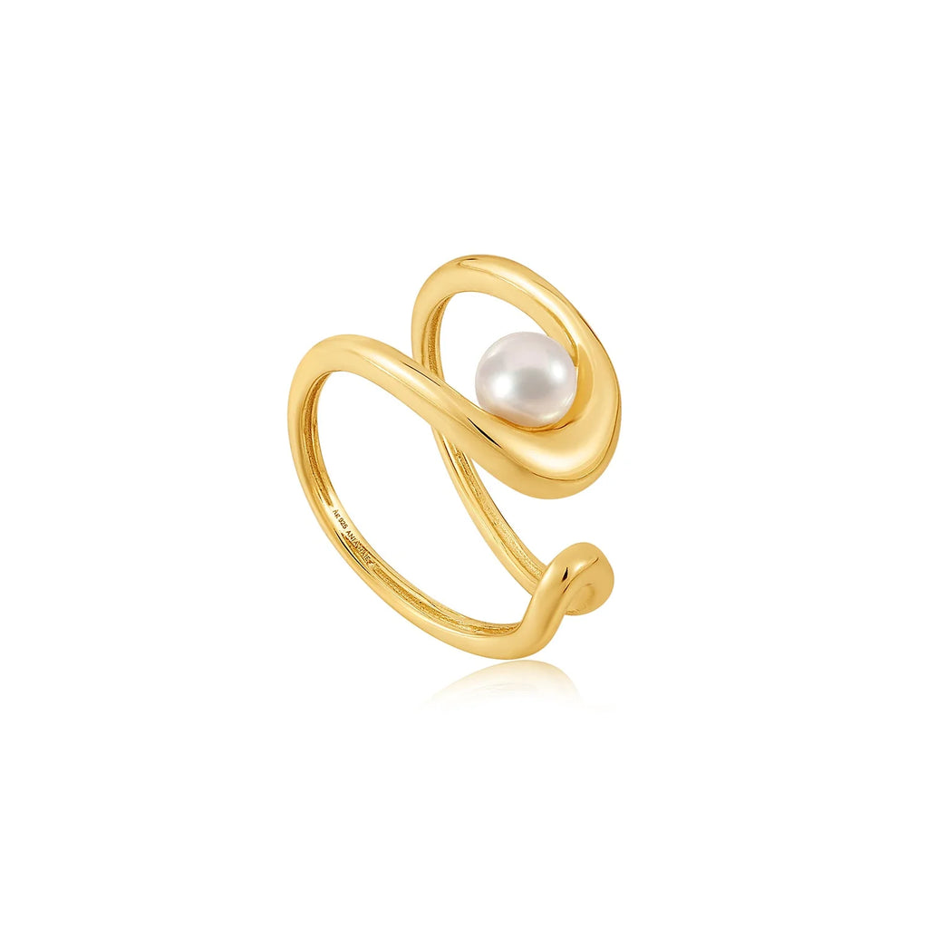 Pearl Power - Pearl Sculpted Adjustable Ring