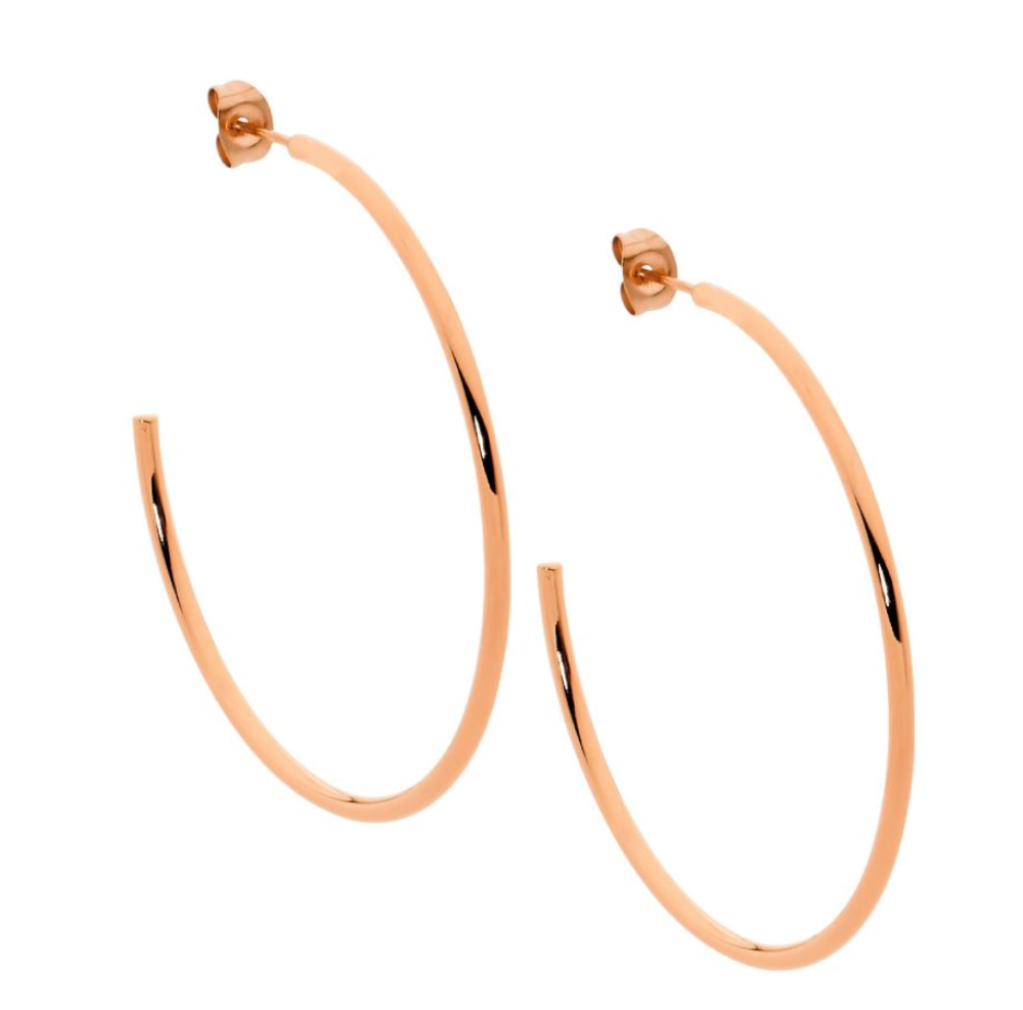 50mm Hoop Earrings - 3 colours