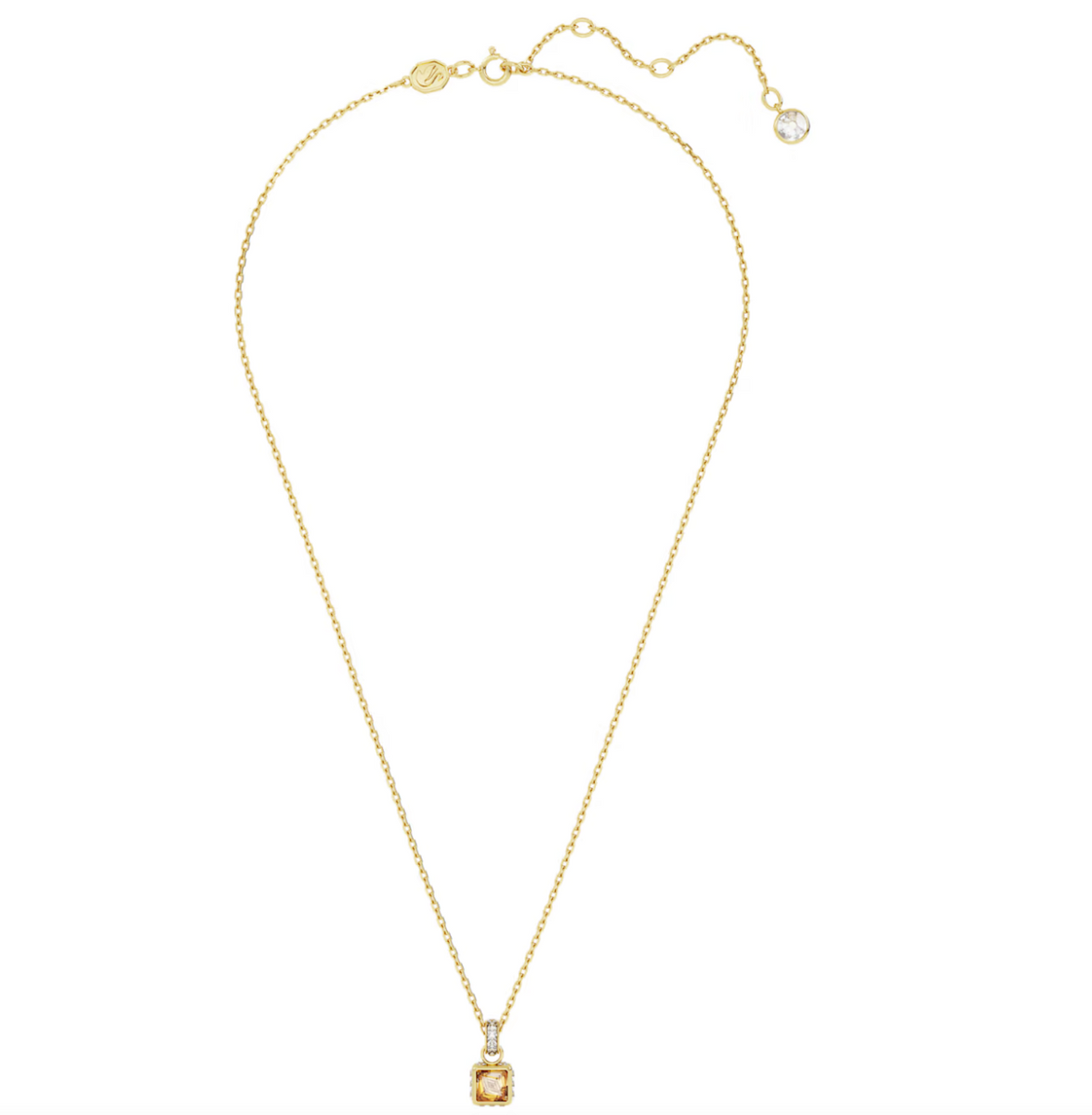 Stilla Yellow Square Pendant – Forever Jewellery Online