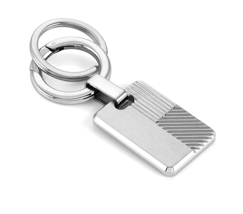 Engraved Stainless Steel Keyring