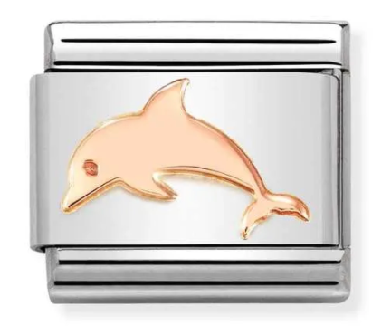 Animal - Dolphin Rosegold charm