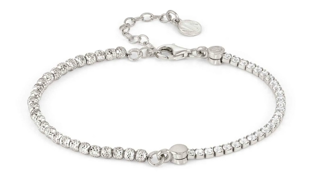 Chic & Charm celebration Silver cubic zirconia bracelet